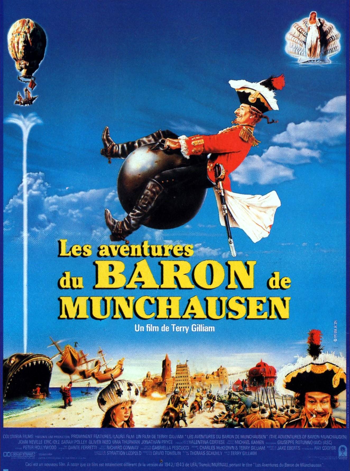 Постер фильма Приключения барона Мюнхгаузена | Adventures of Baron Munchausen