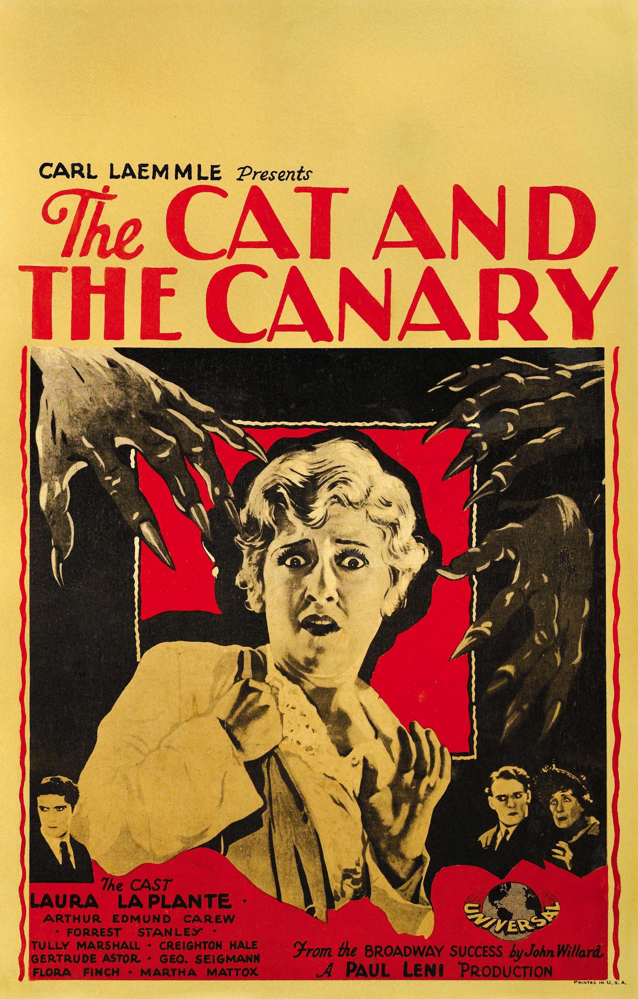 Постер фильма Кот и канарейка | Cat and the Canary