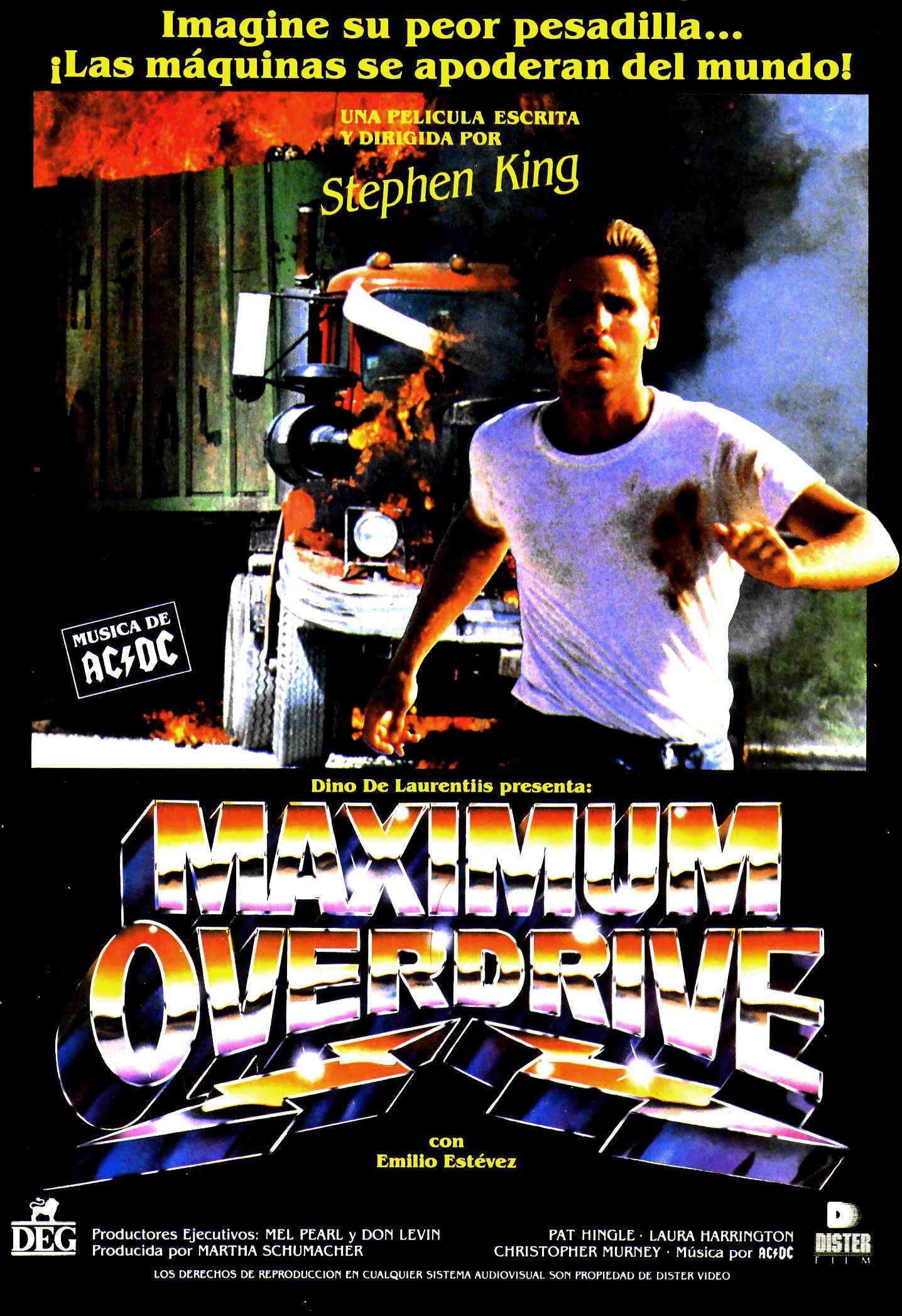 Постер фильма Максимальное ускорение | Maximum Overdrive