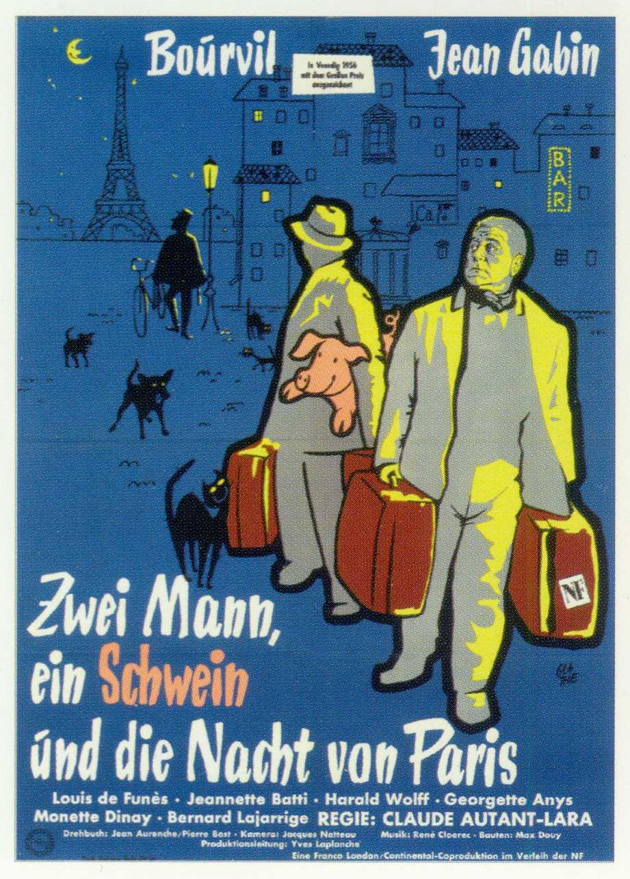 Постер фильма Через Париж | traversée de Paris