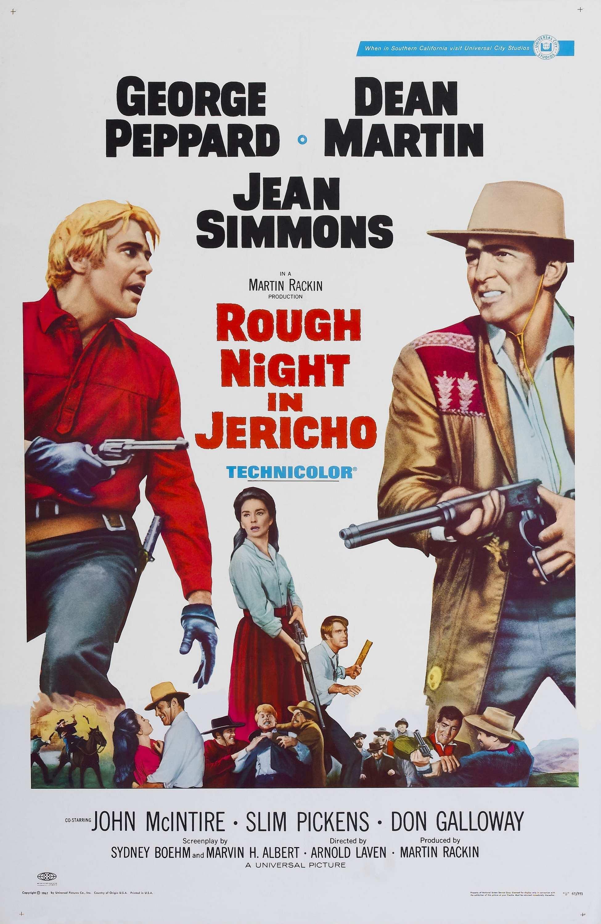 Постер фильма Тяжелая ночь в Джерико | Rough Night in Jericho