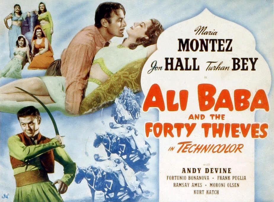 Постер фильма Ali Baba and the Forty Thieves