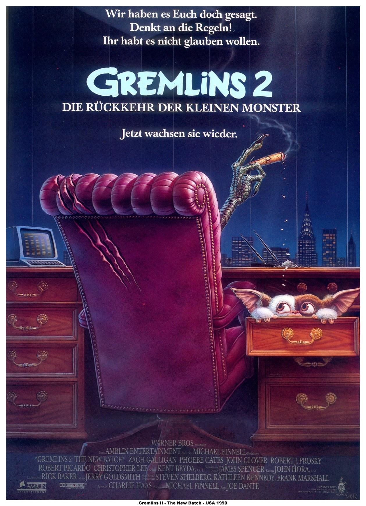 Постер фильма Гремлины 2: Новенькая партия | Gremlins 2: The New Batch