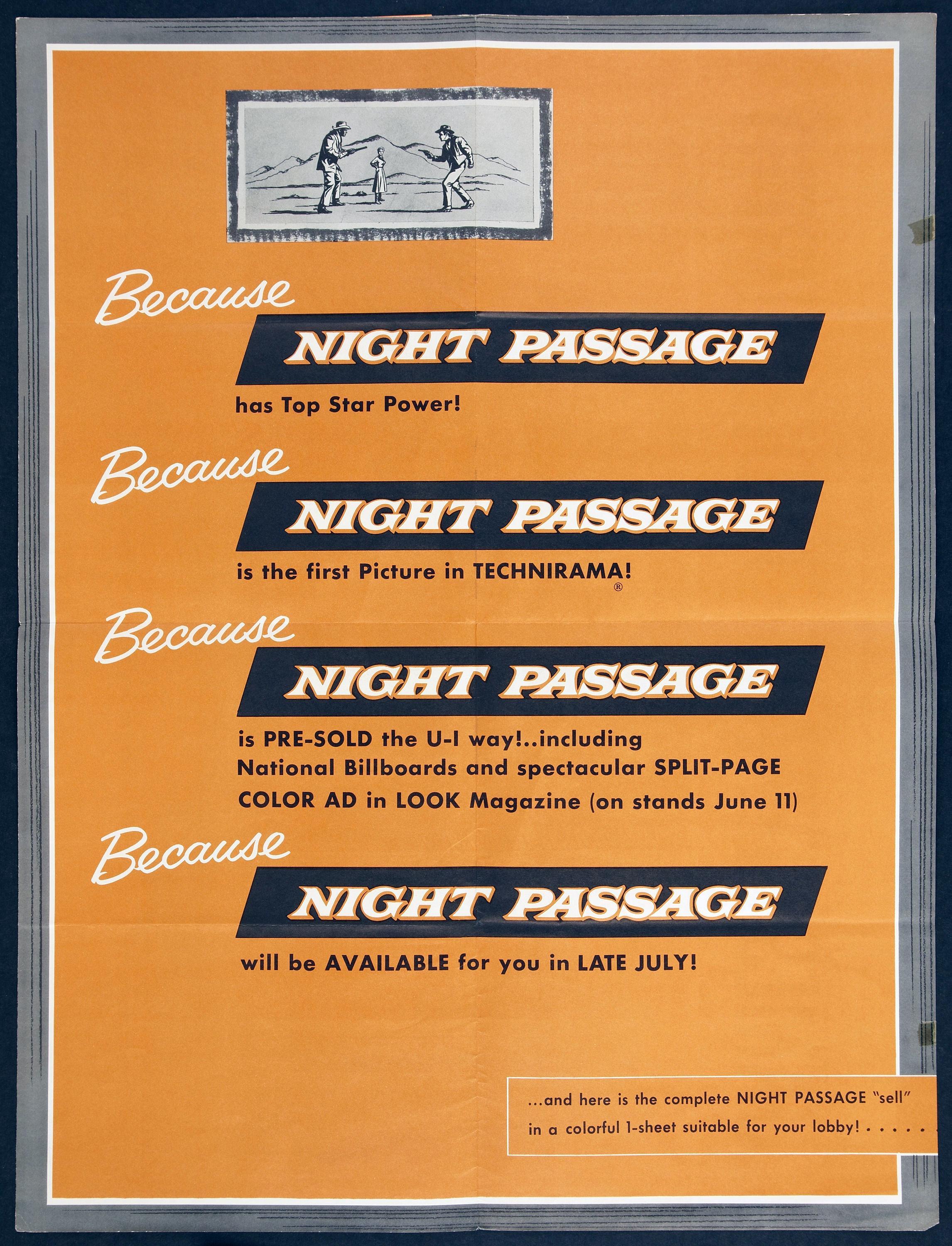 Постер фильма Опасный перегон | Night Passage