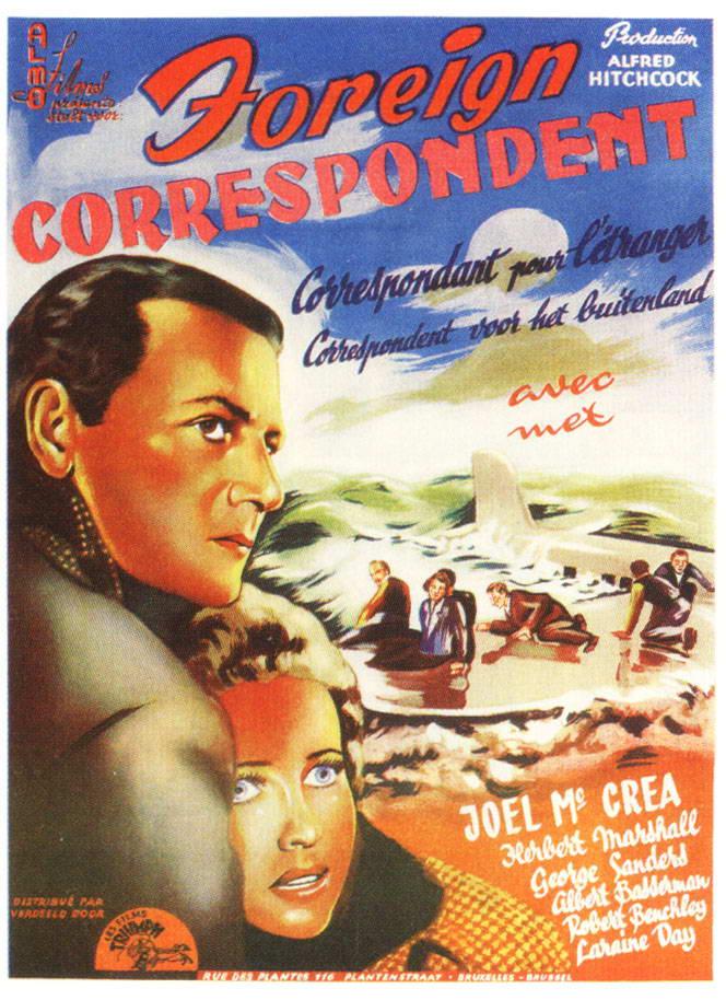 Постер фильма Иностранный корреспондент | Foreign Correspondent