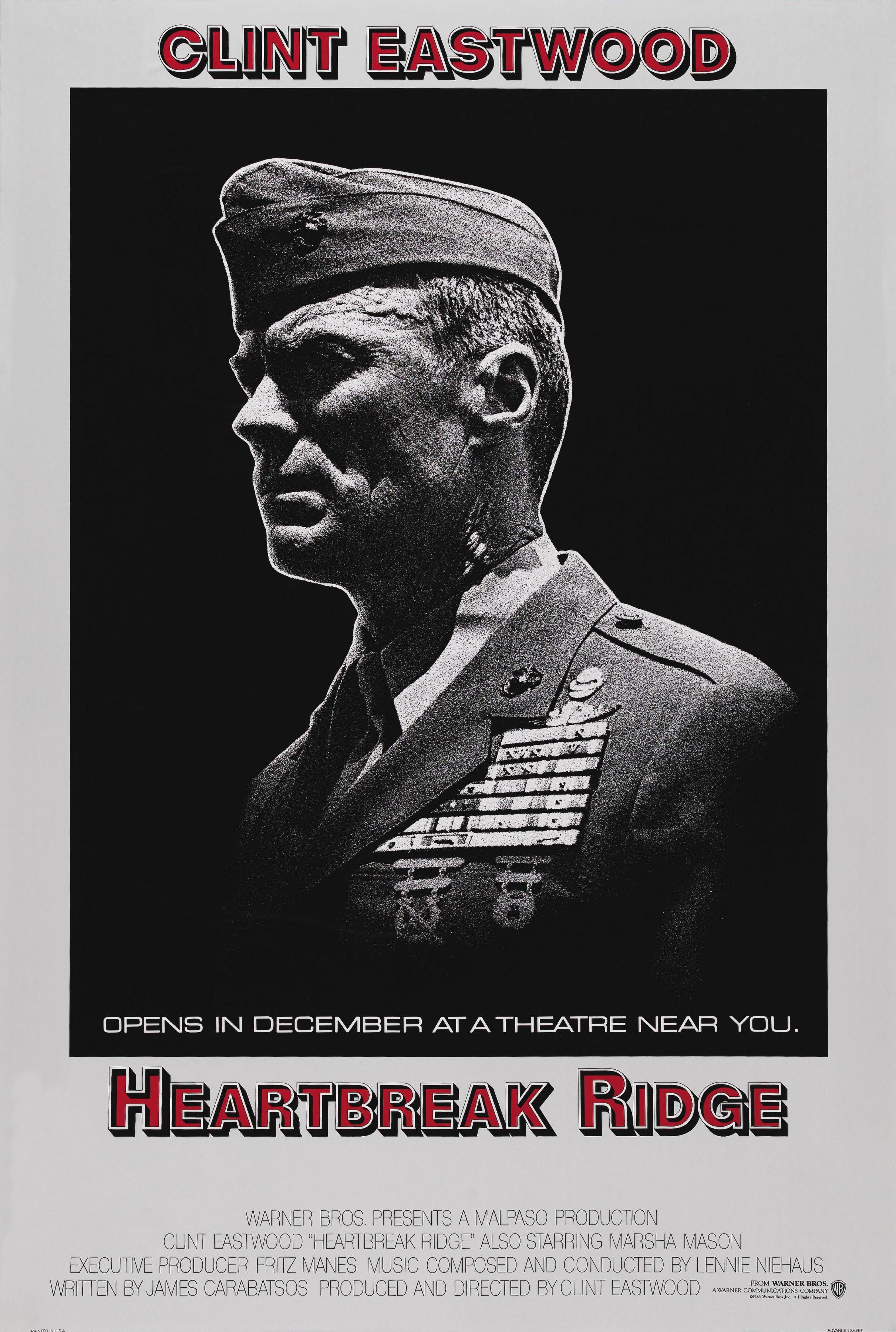 Постер фильма Перевал разбитых сердец | Heartbreak Ridge