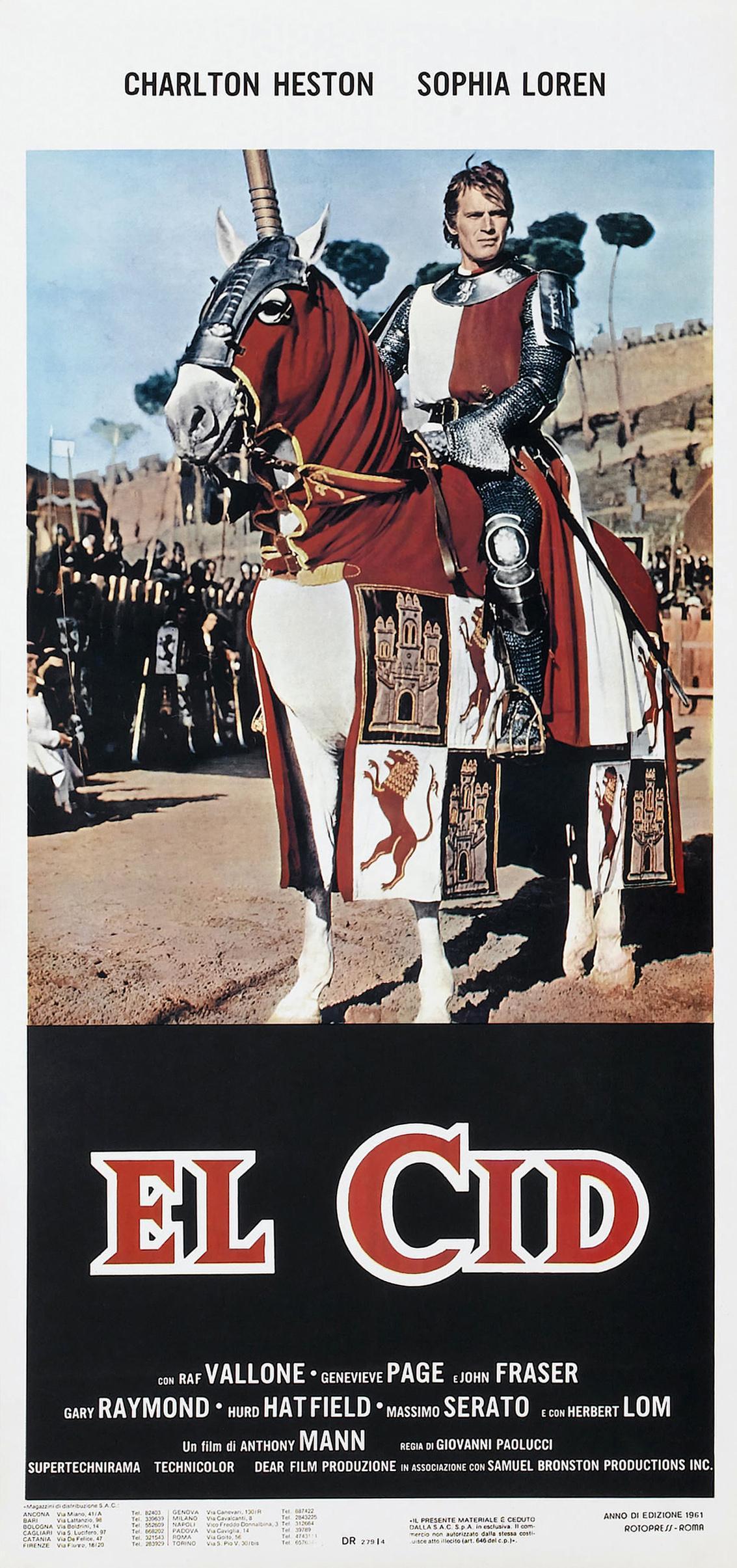 Постер фильма Эль Сид | El Cid