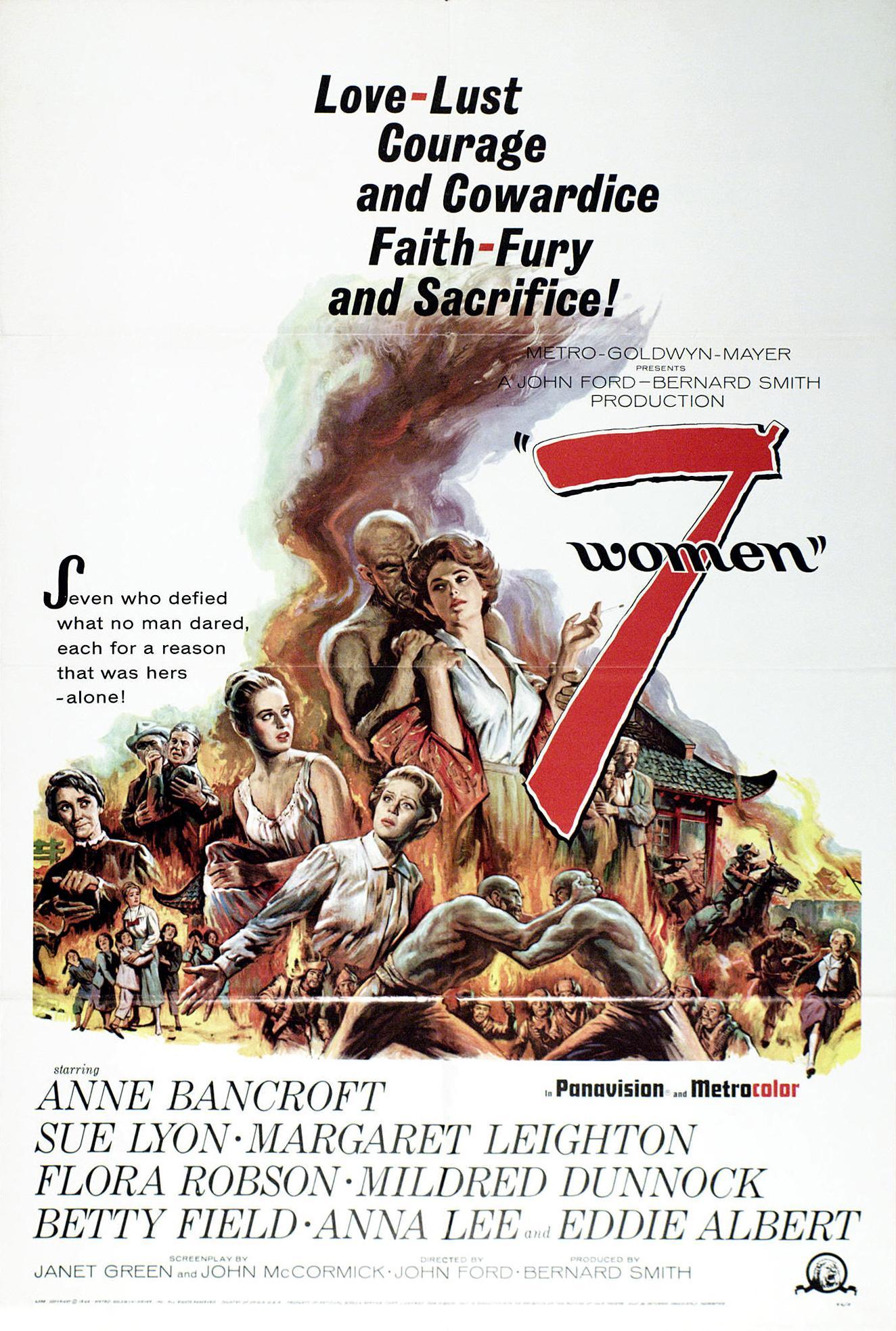 Постер фильма 7 женщин | 7 Women
