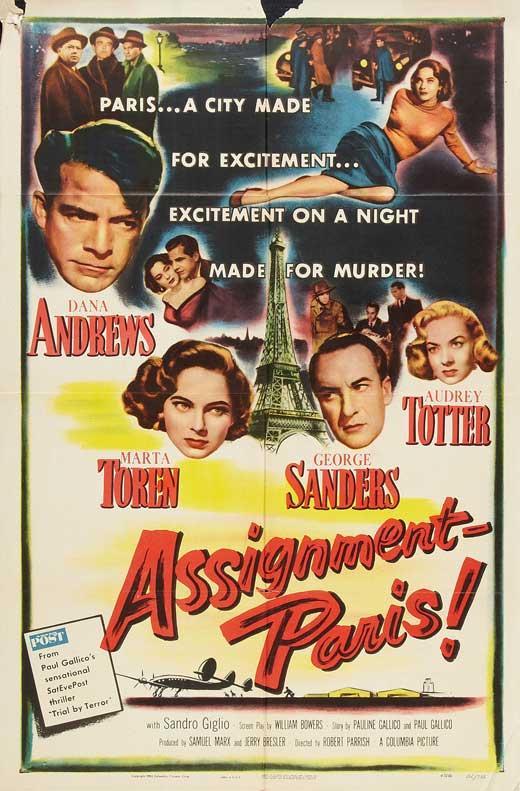 Постер фильма Assignment: Paris