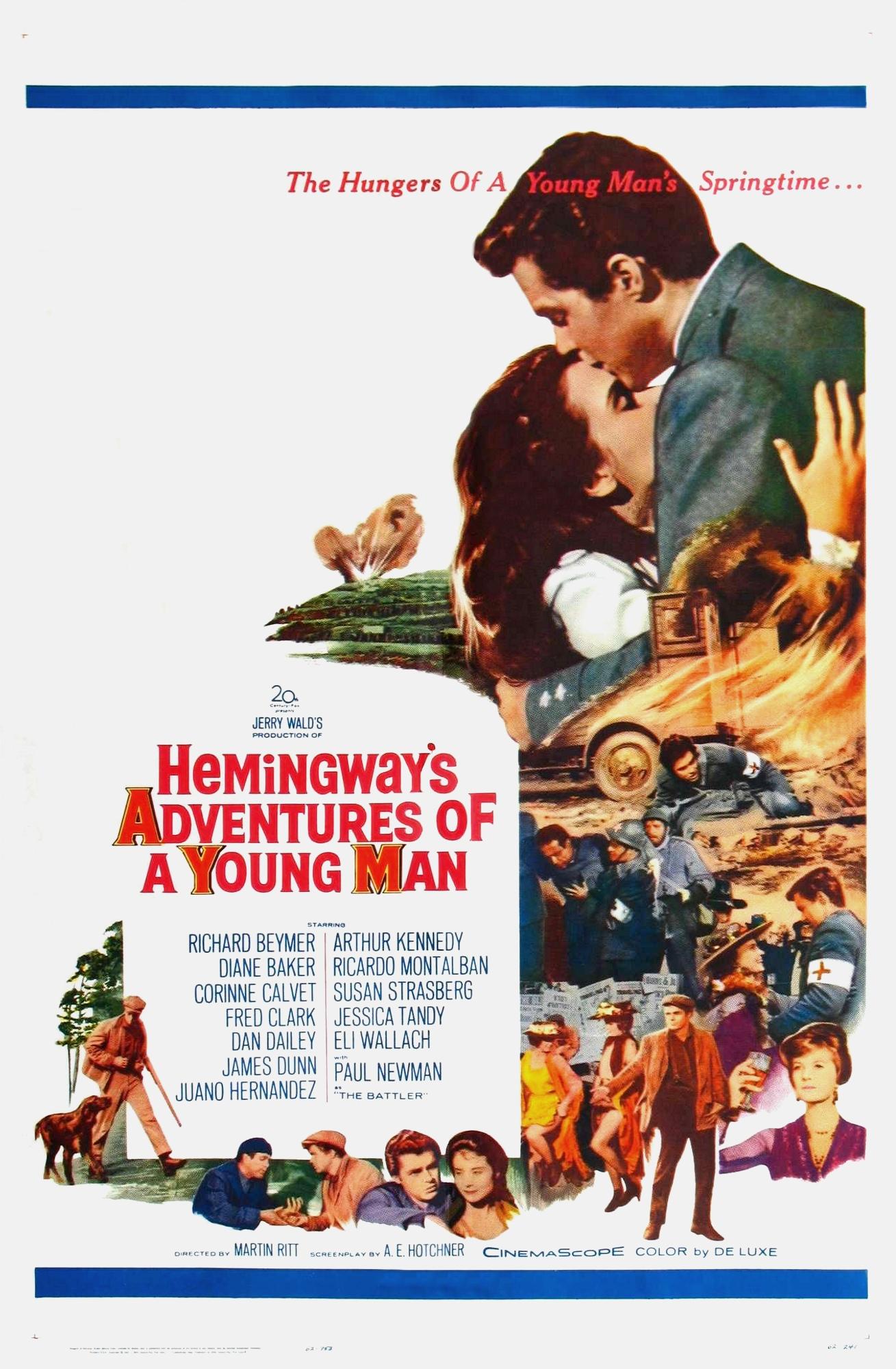 Постер фильма Приключения молодого человека | Hemingway's Adventures of a Young Man