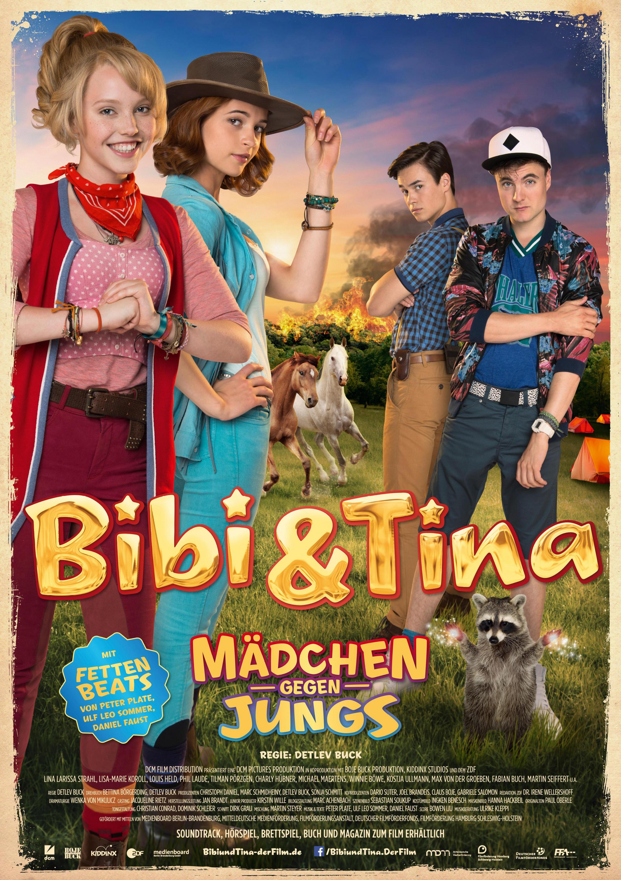 Постер фильма Биби и Тина: Девчонки против мальчишек | Bibi & Tina: Mädchen gegen Jungs