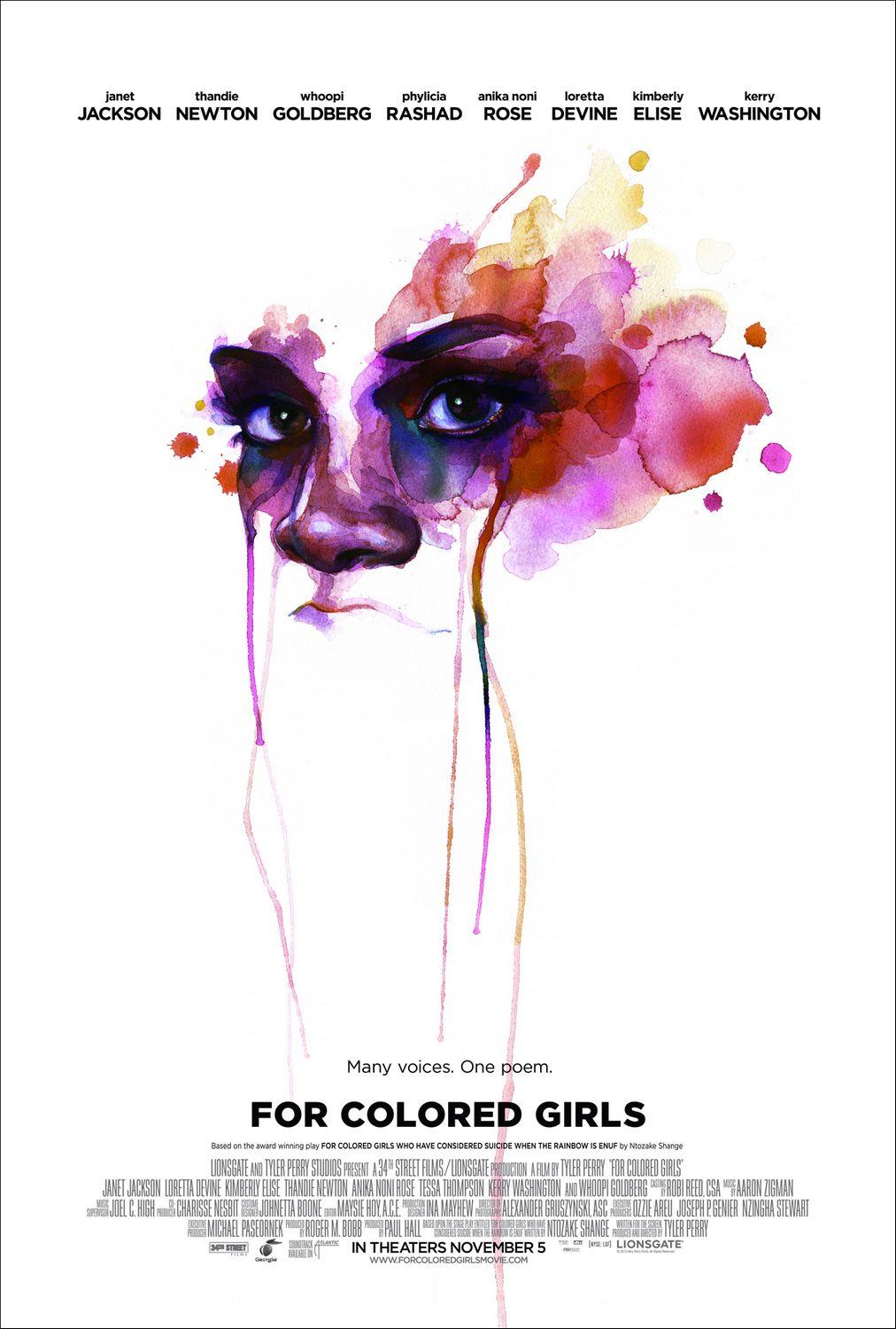 Постер фильма Песни о любви | For Colored Girls