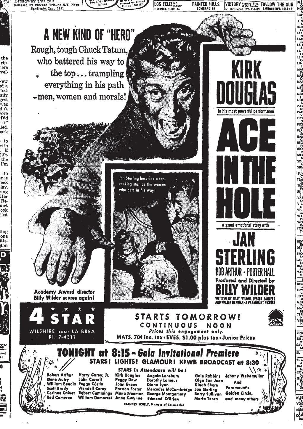 Постер фильма Туз в рукаве | Ace in the Hole