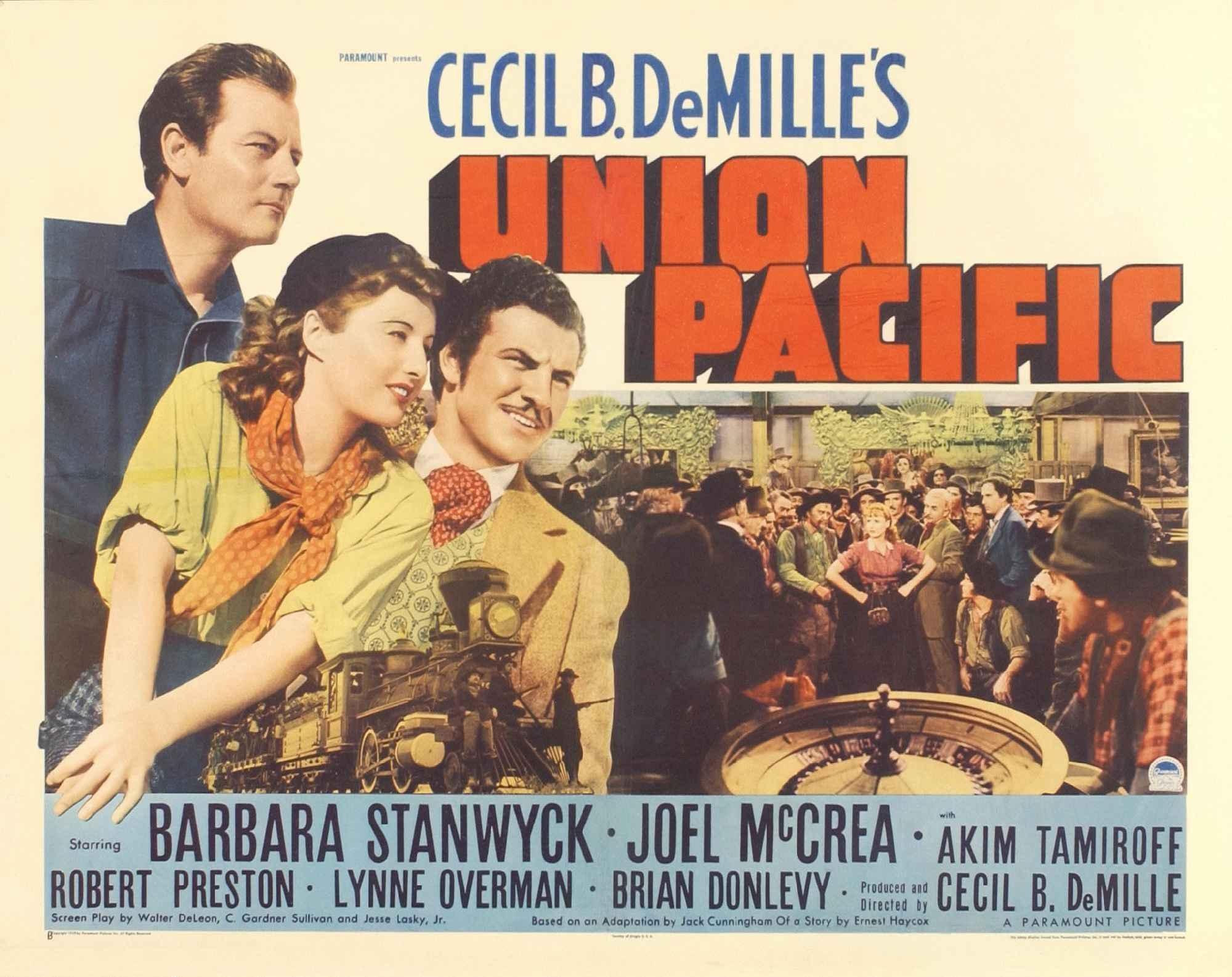 Постер фильма Юнион Пасифик | Union Pacific