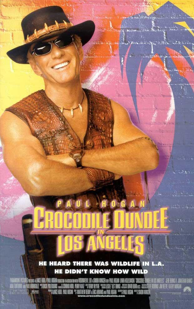 Постер фильма Крокодил Данди в Лос-Анджелесе | Crocodile Dundee in Los Angeles
