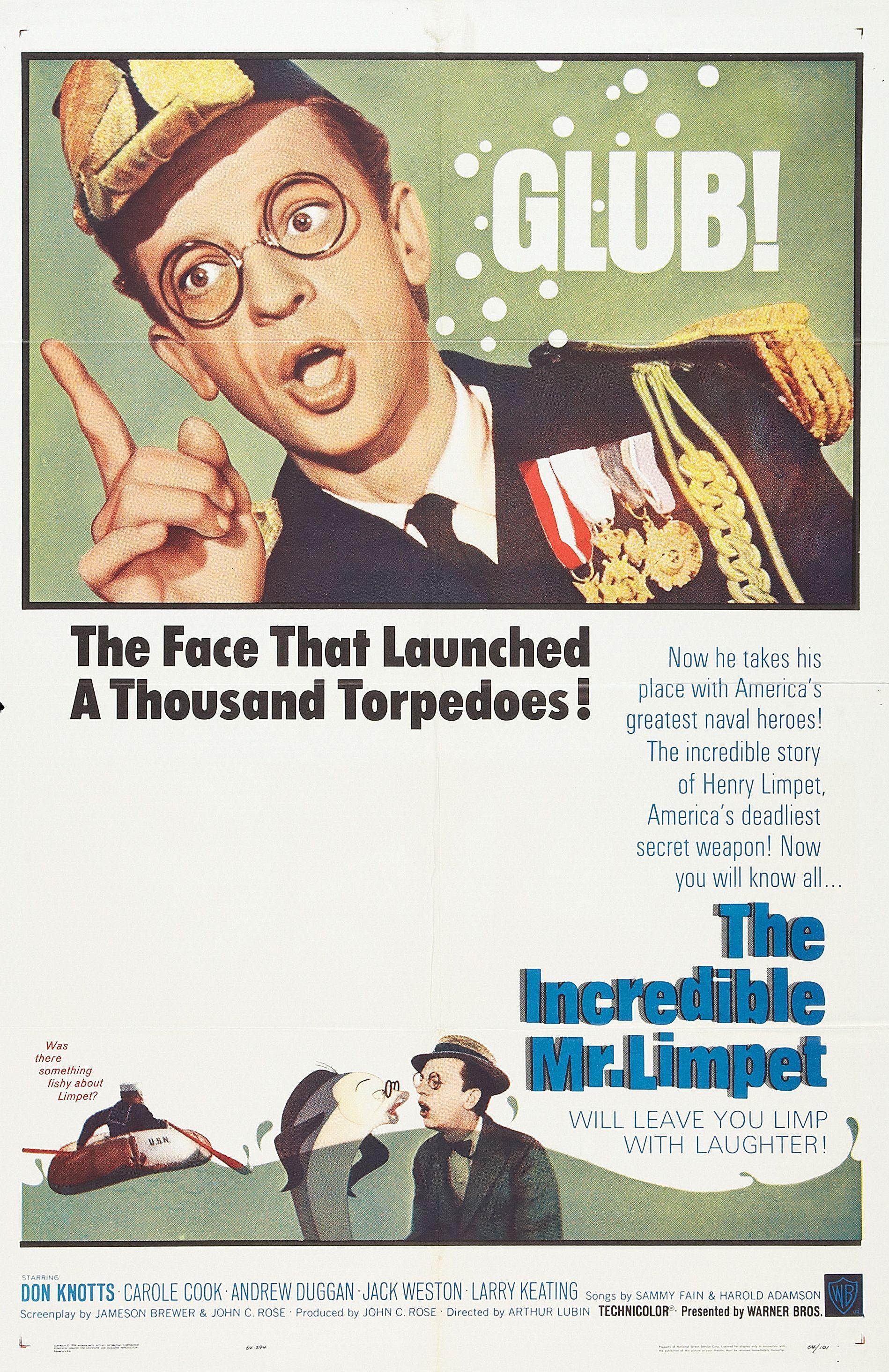 Постер фильма Невероятный мистер Лимпет | Incredible Mr. Limpet