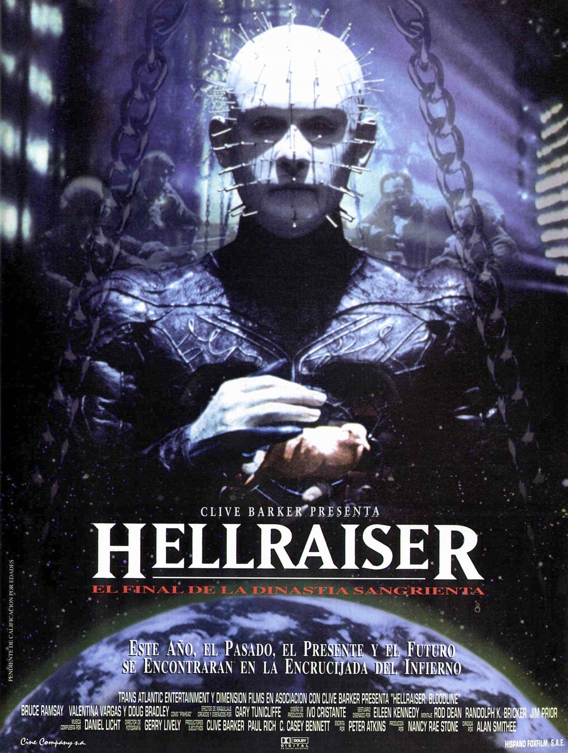 Постер фильма Восставший из ада 4: Кровное родство | Hellraiser: Bloodline
