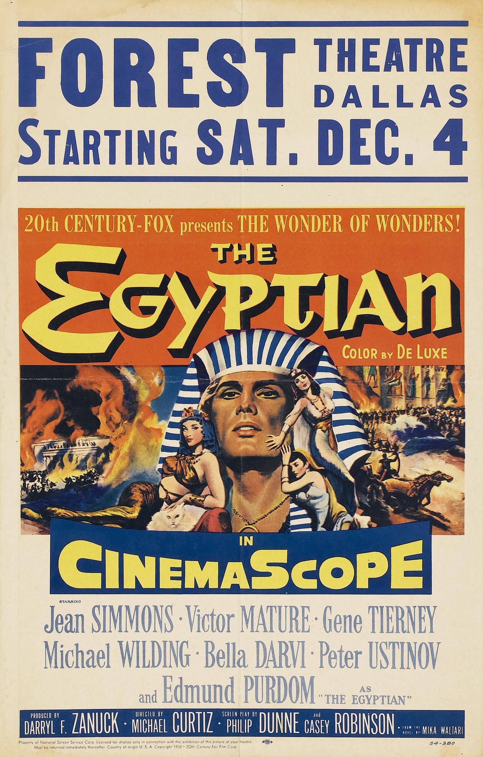 Постер фильма Египтянин | Egyptian