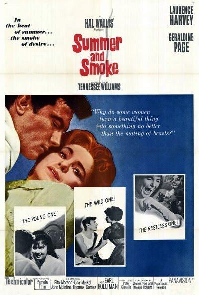 Постер фильма Лето и дым | Summer and Smoke