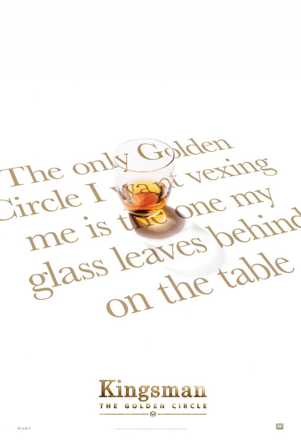 Постер фильма Kingsman: Золотое кольцо | Kingsman: The Golden Circle