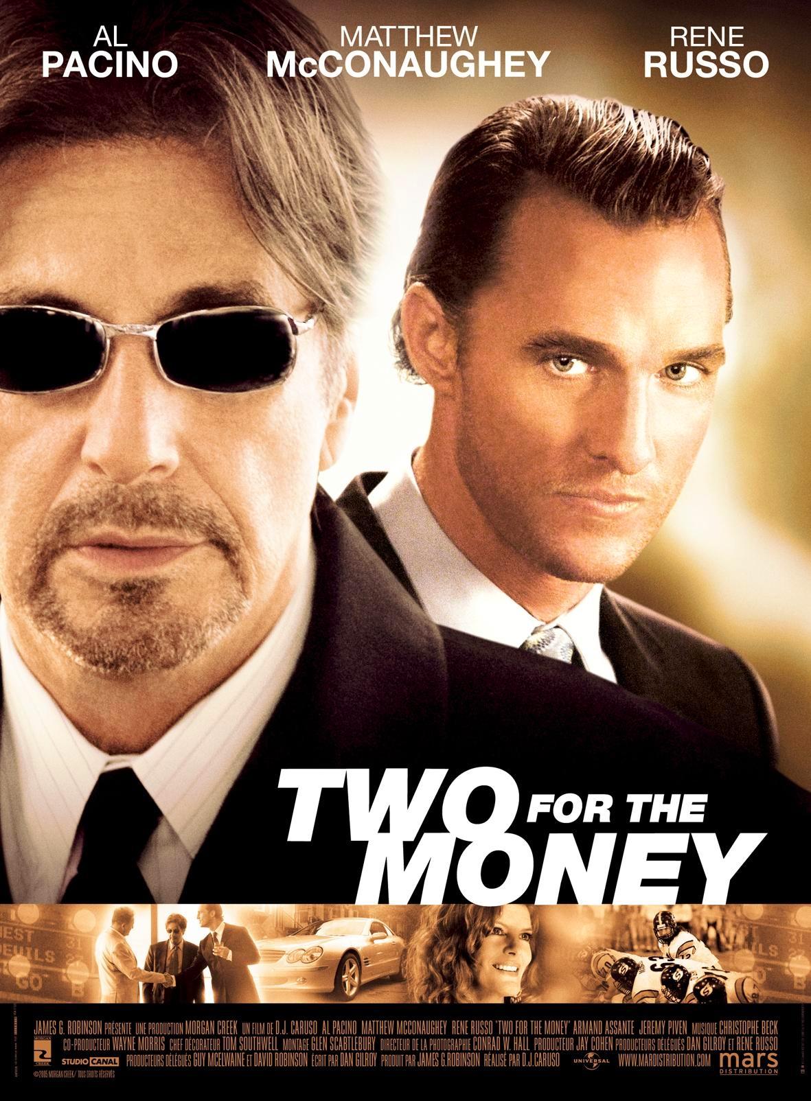 Постер фильма Деньги на двоих | Two for the Money