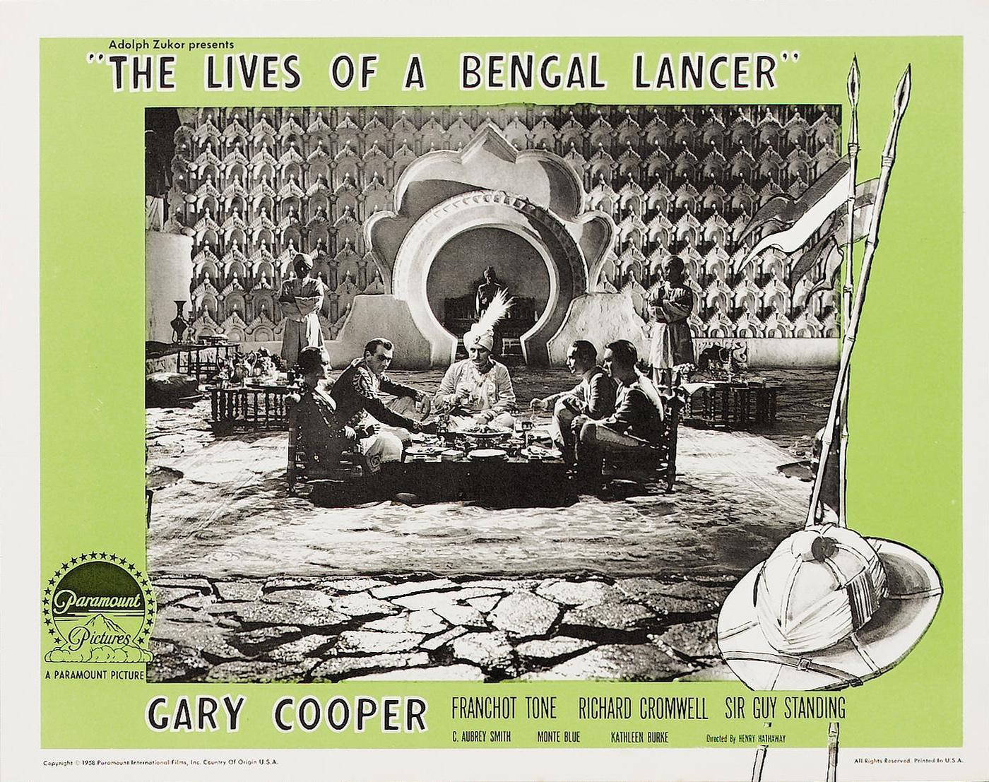 Постер фильма Дела и дни бенгальского улана | Lives of a Bengal Lancer