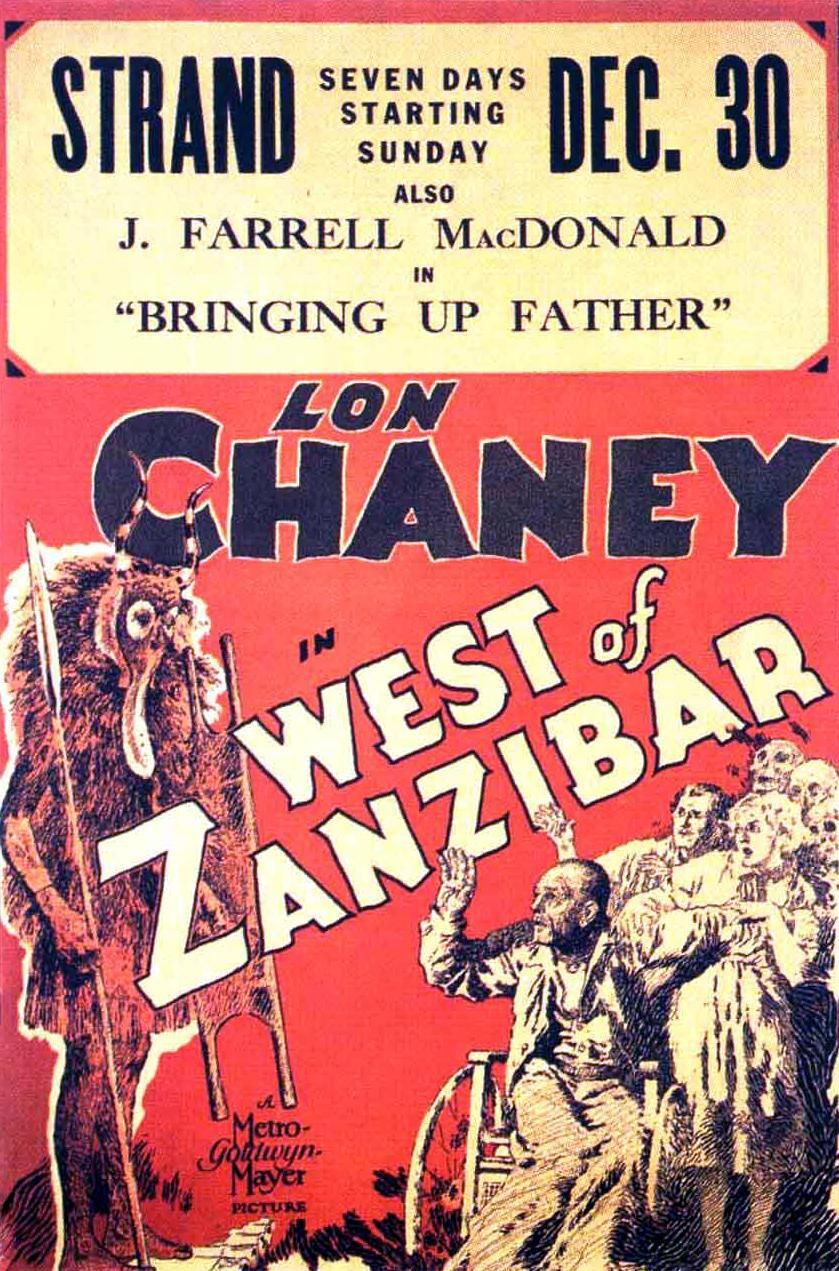 Постер фильма West of Zanzibar
