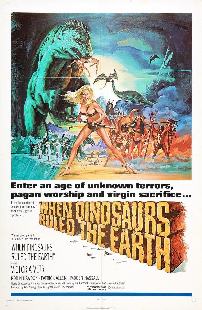 Постер фильма Когда на земле царили динозавры | When Dinosaurs Ruled the Earth