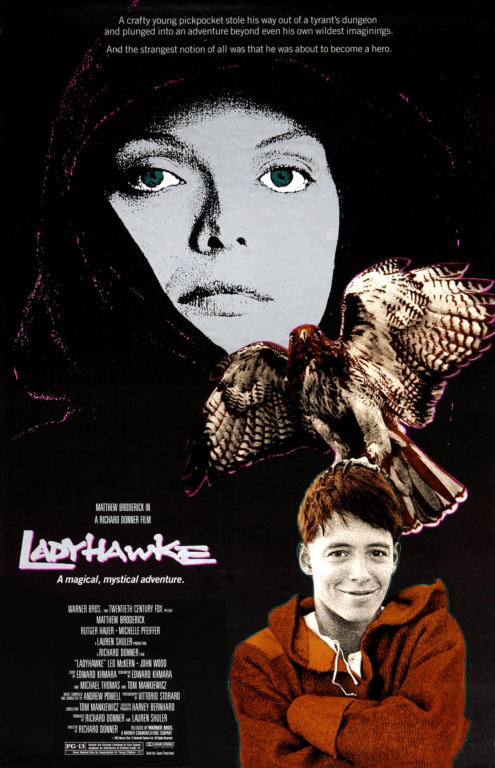 Постер фильма Леди-ястреб | Ladyhawke