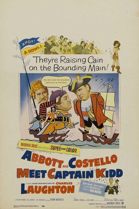Постер фильма Abbott and Costello Meet Captain Kidd