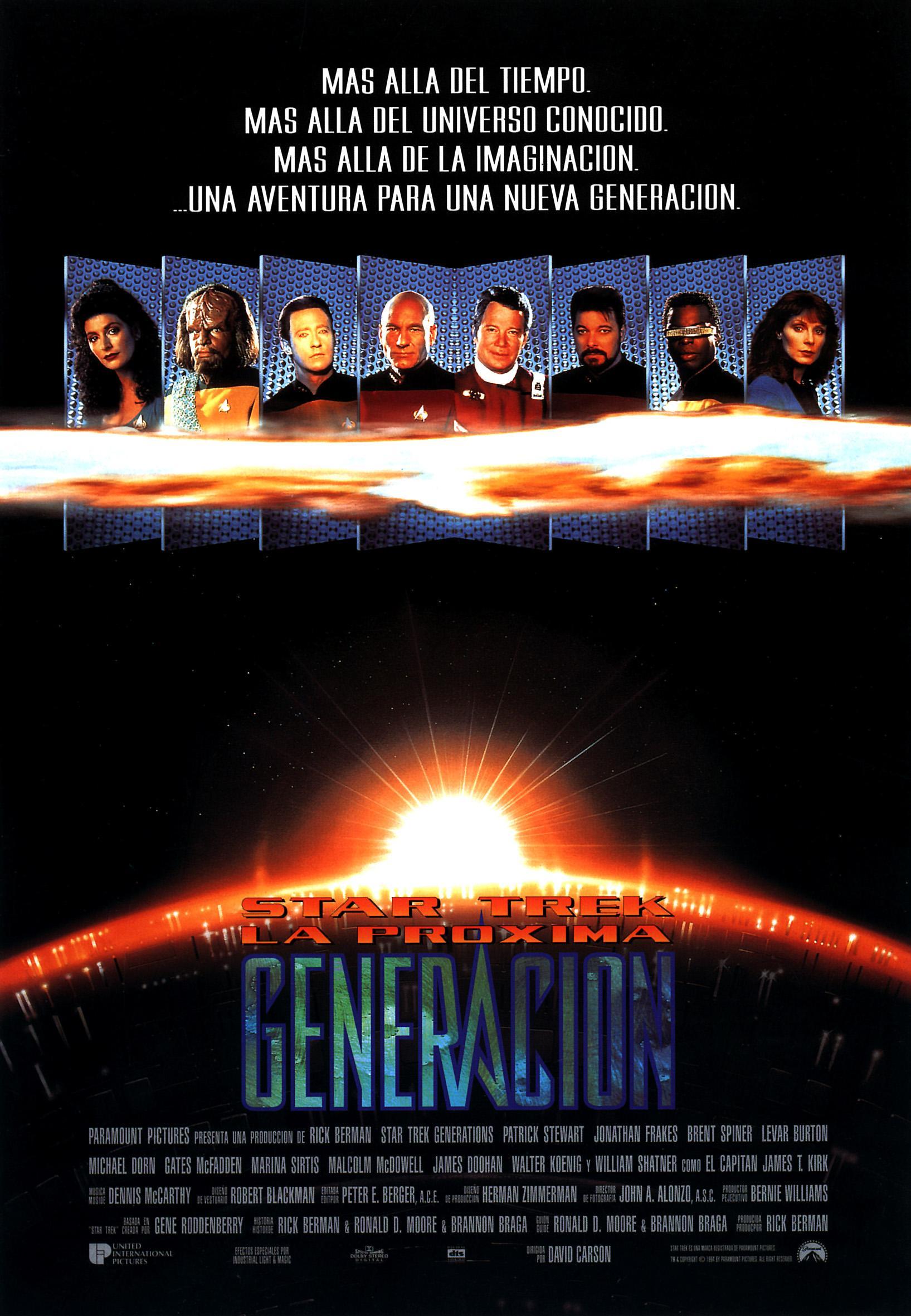 Постер фильма Звездный путь 7: Поколения | Star Trek: Generations