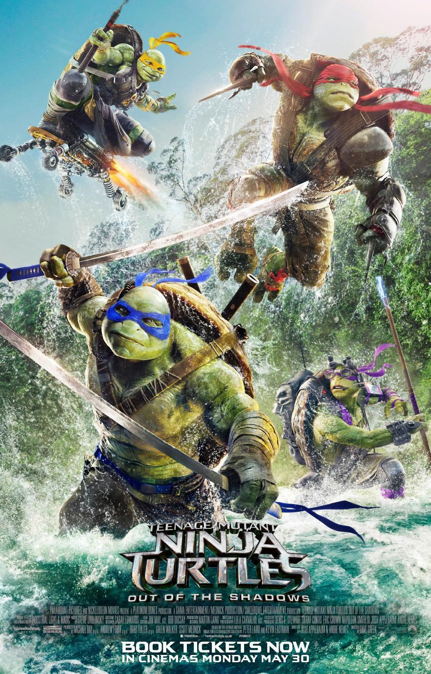 Постер фильма Черепашки-ниндзя 2 | Teenage Mutant Ninja Turtles: Out of the Shadows