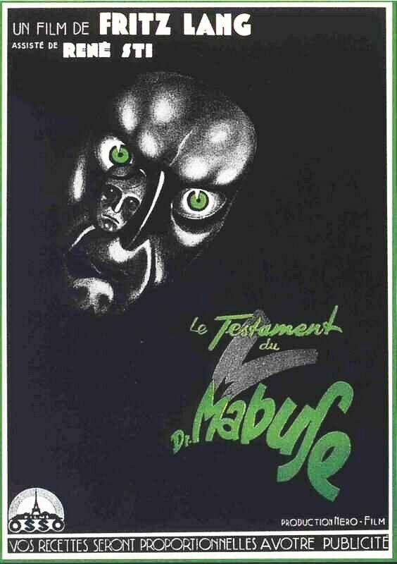 Постер фильма Завещание доктора Мабузе | Testament des Dr. Mabuse
