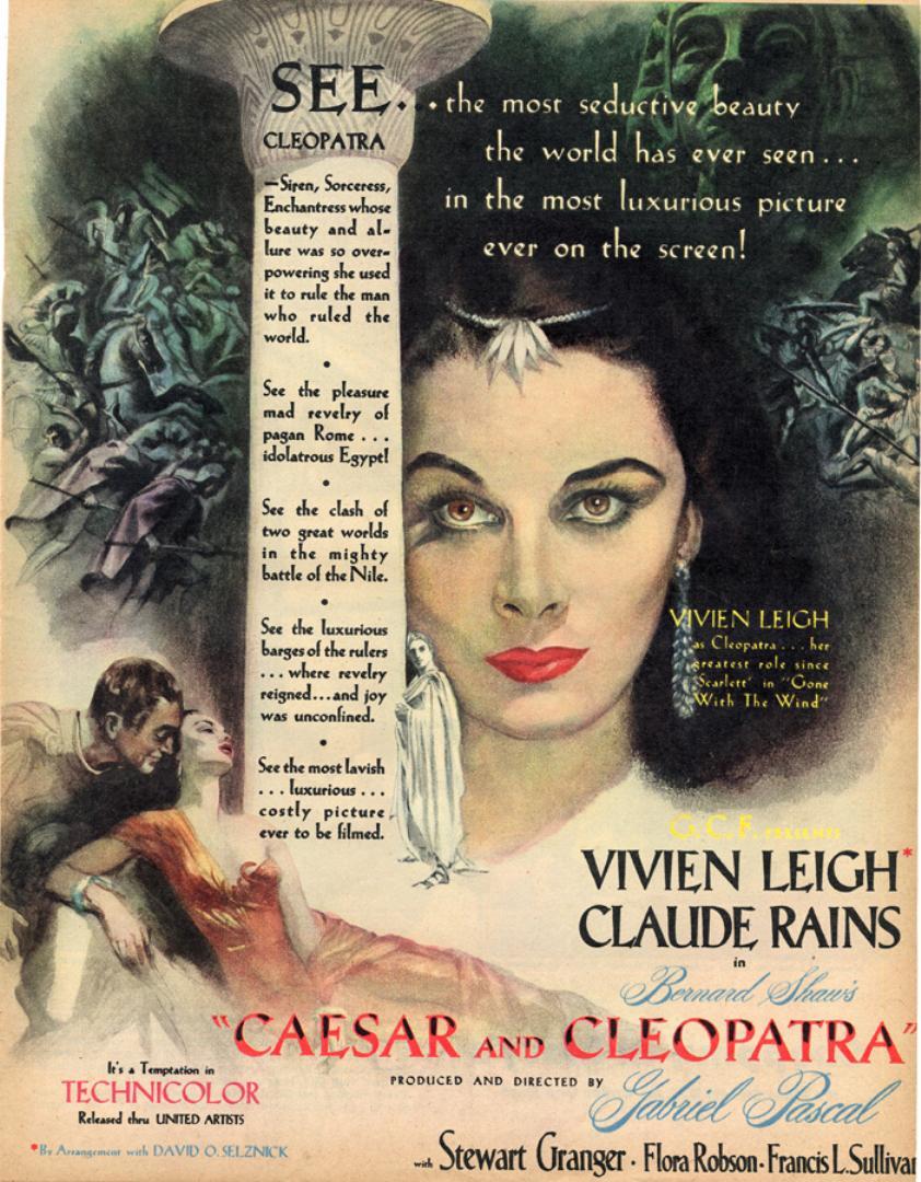 Постер фильма Цезарь и Клеопатра | Caesar and Cleopatra