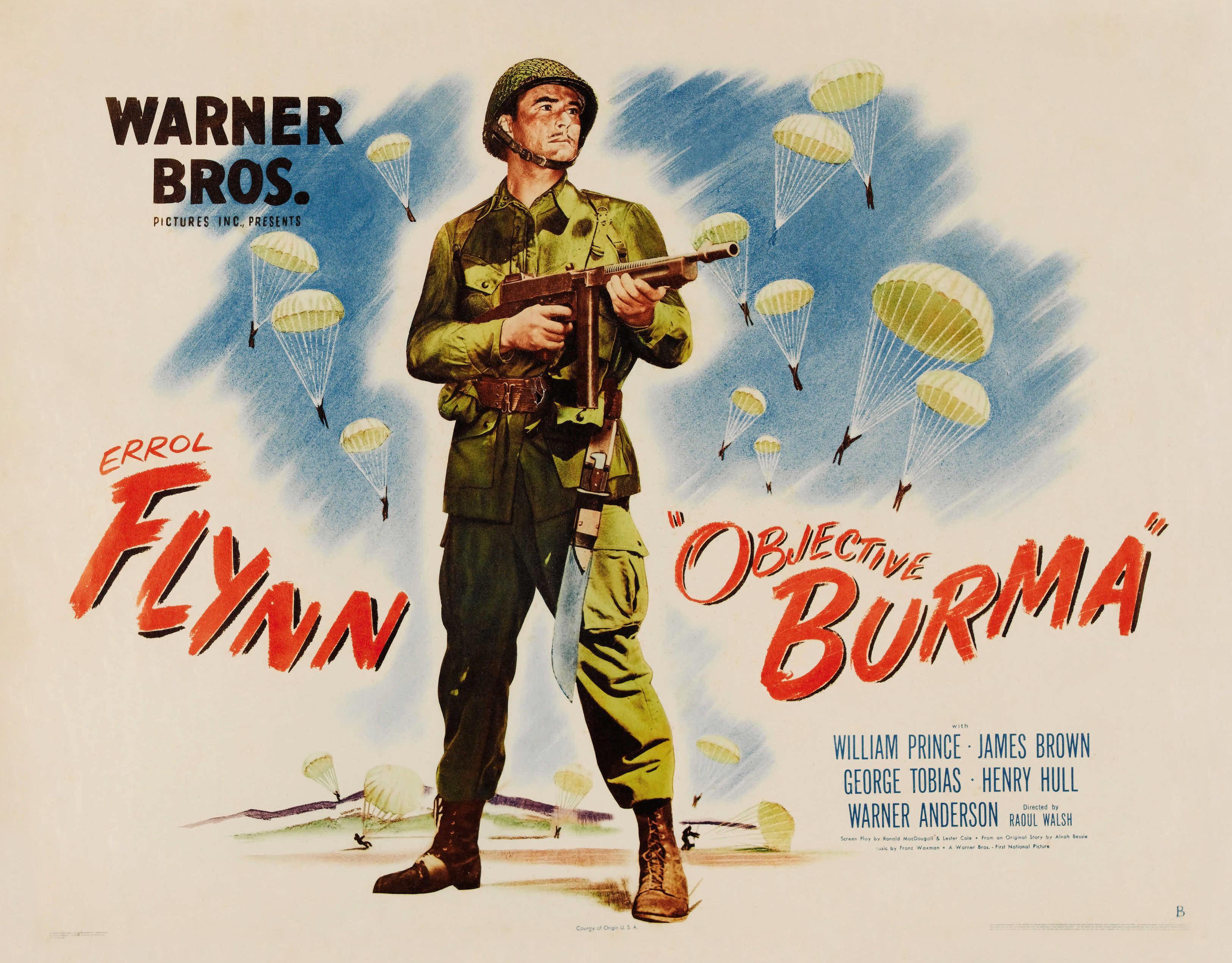 Постер фильма Цель - Бирма | Objective, Burma!