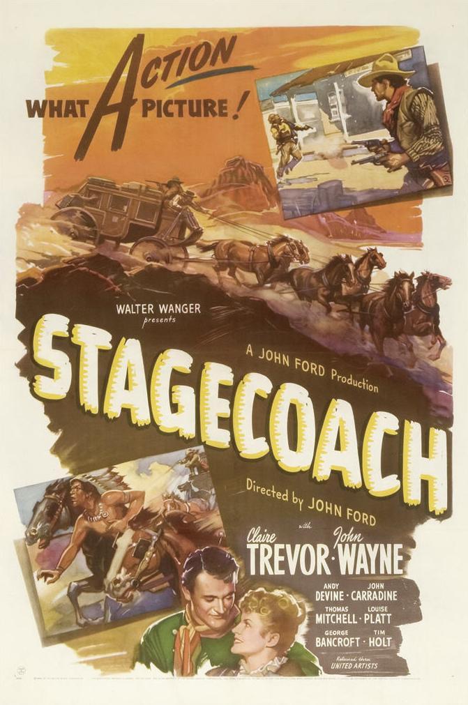 Постер фильма Дилижанс | Stagecoach