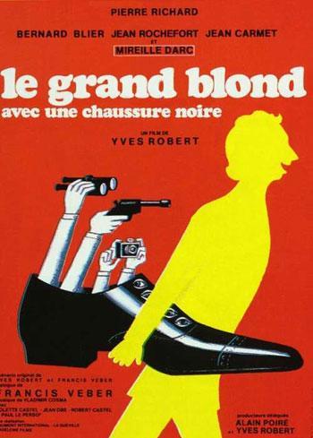 Постер фильма Высокий блондин в черном ботинке | grand blond avec une chaussure noire