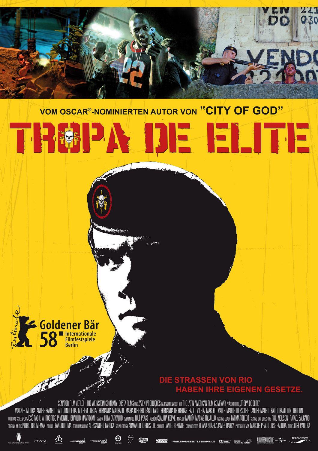 Постер фильма Элитный отряд | Tropa de Elite