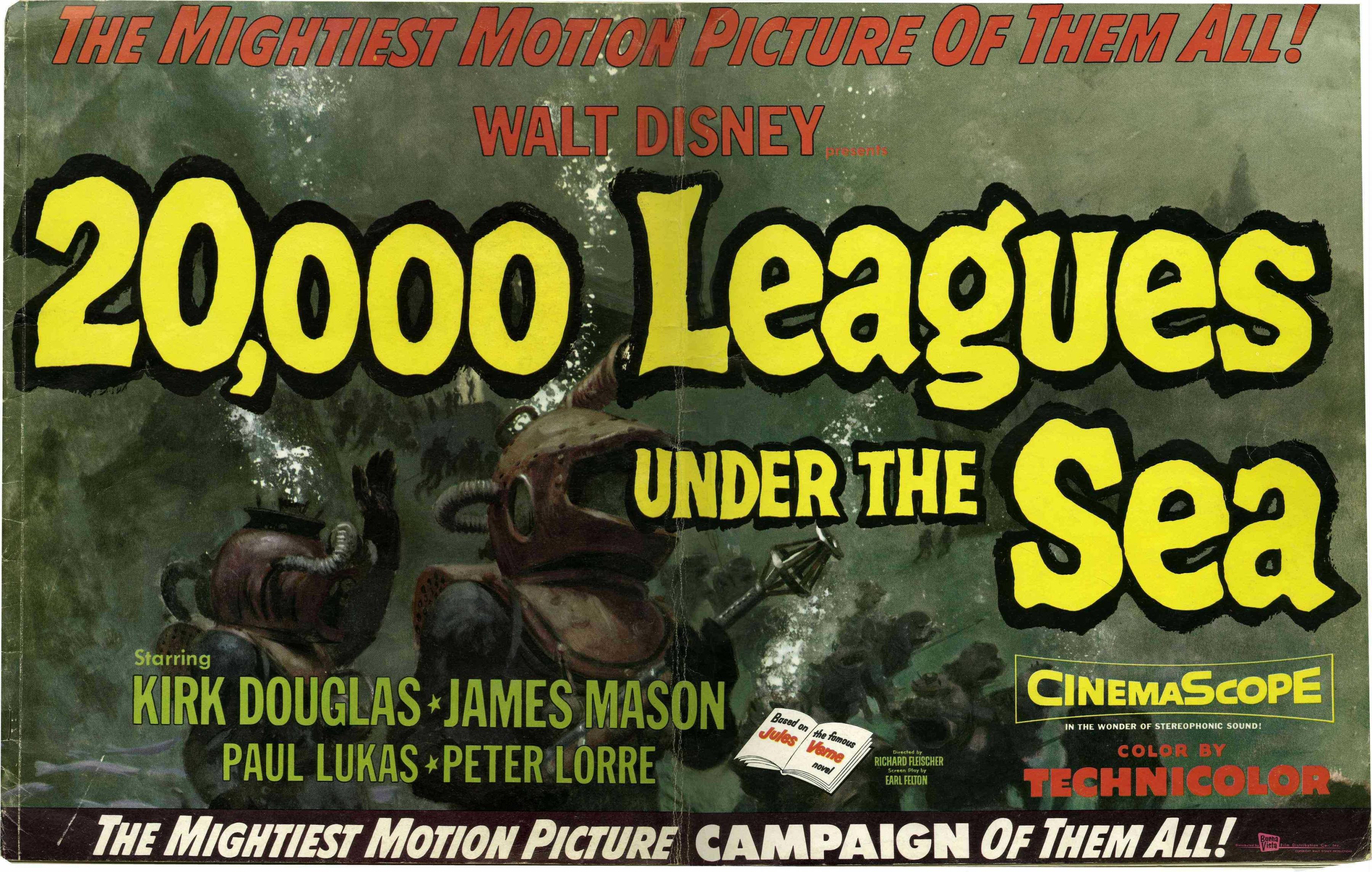 Постер фильма 20000 лье под водой | 20000 Leagues Under the Sea