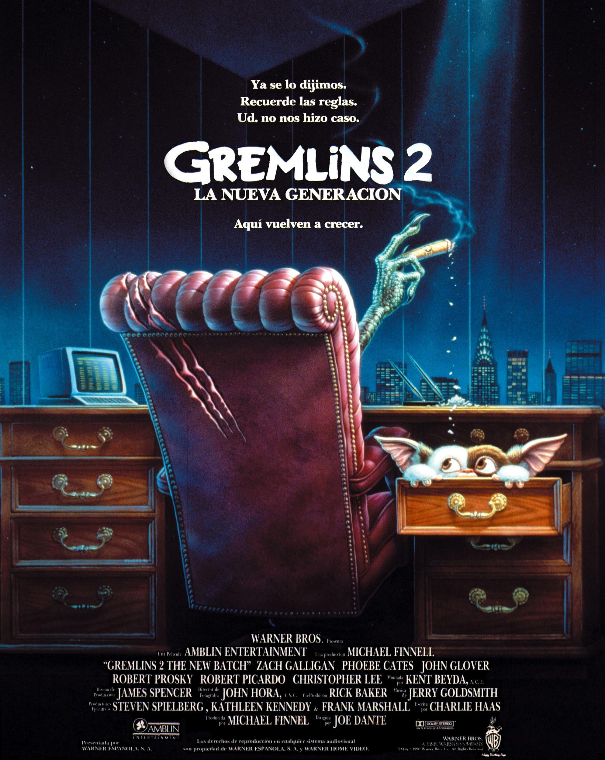 Постер фильма Гремлины 2: Новенькая партия | Gremlins 2: The New Batch