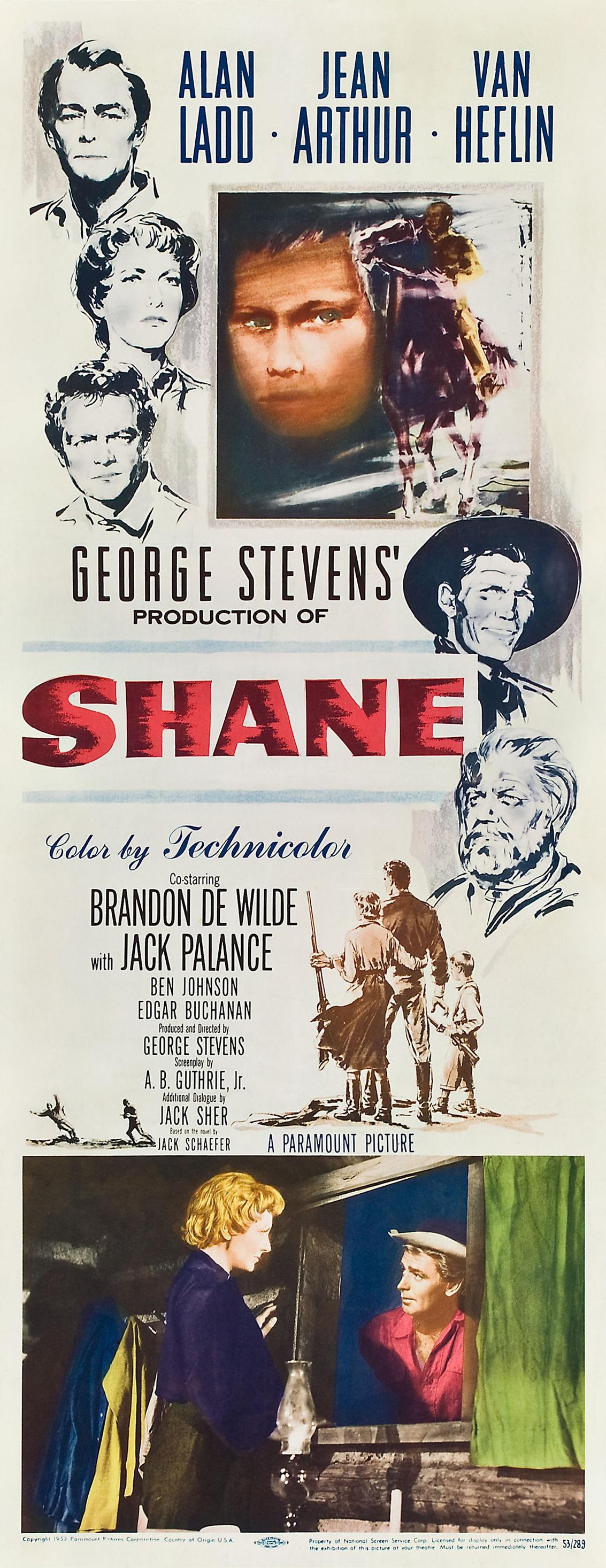 Постер фильма Шэйн | Shane
