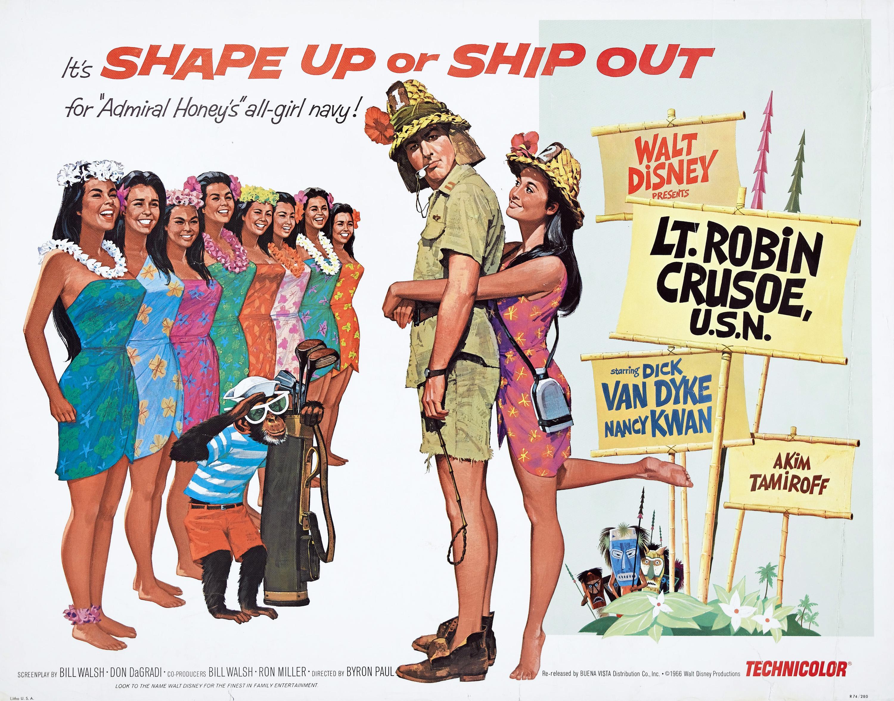 Постер фильма Lt. Robin Crusoe, U.S.N.