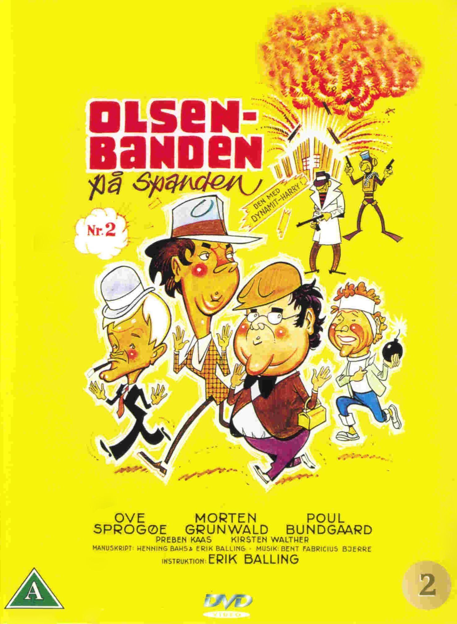Постер фильма Olsen-banden på spanden