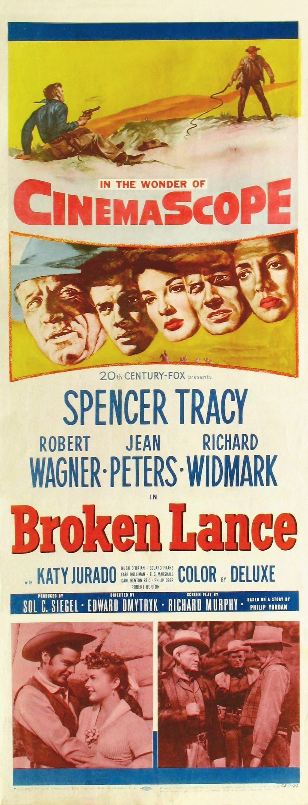 Постер фильма Сломанное копье | Broken Lance