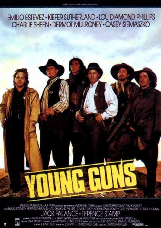 Постер фильма Молодые стрелки | Young Guns