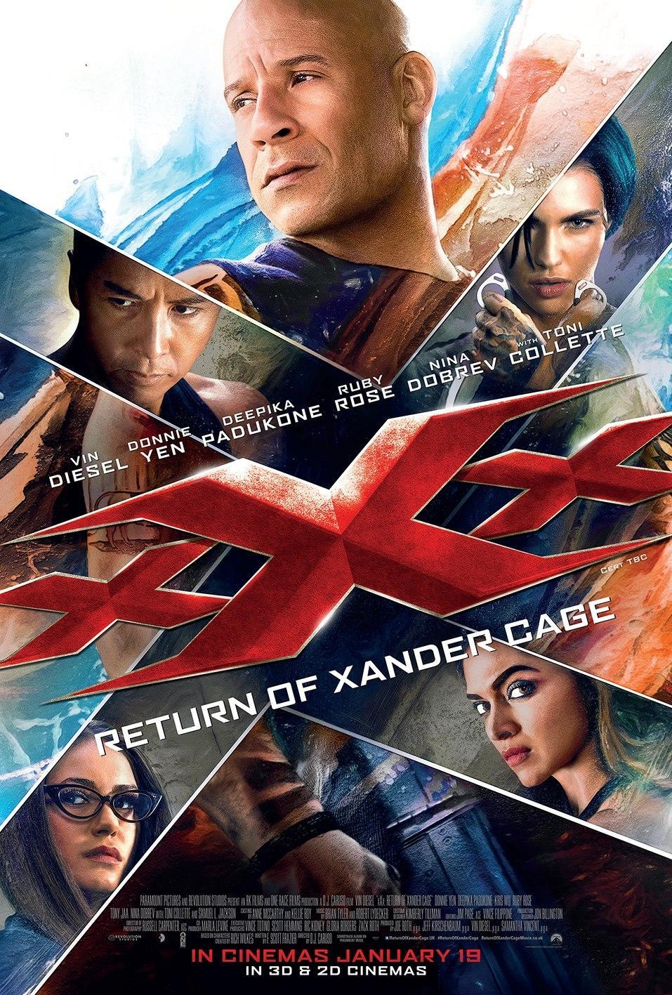Постер фильма Три икса: Мировое господство | xXx: Return of Xander Cage