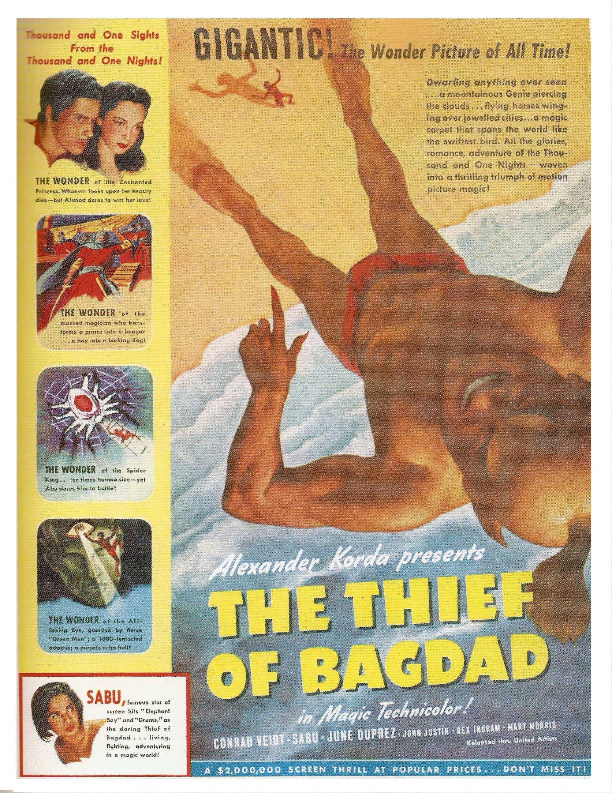 Постер фильма Багдадский вор | Thief of Bagdad