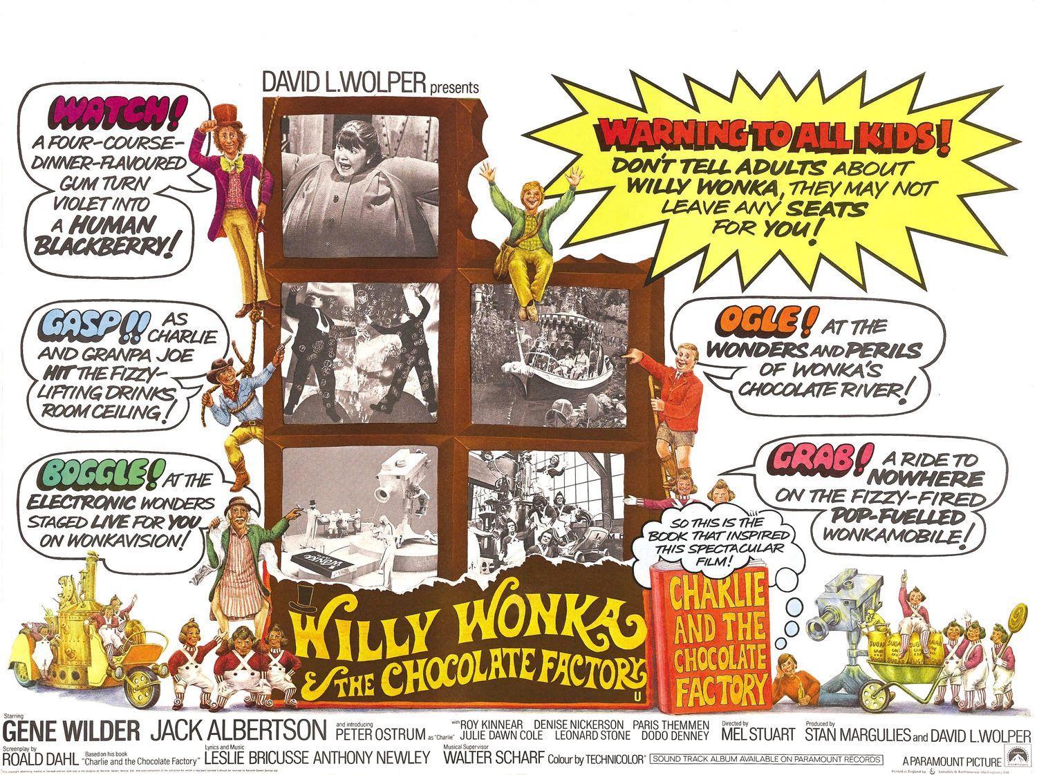 Постер фильма Вилли Вонка и шоколадная фабрика | Willy Wonka & the Chocolate Factory