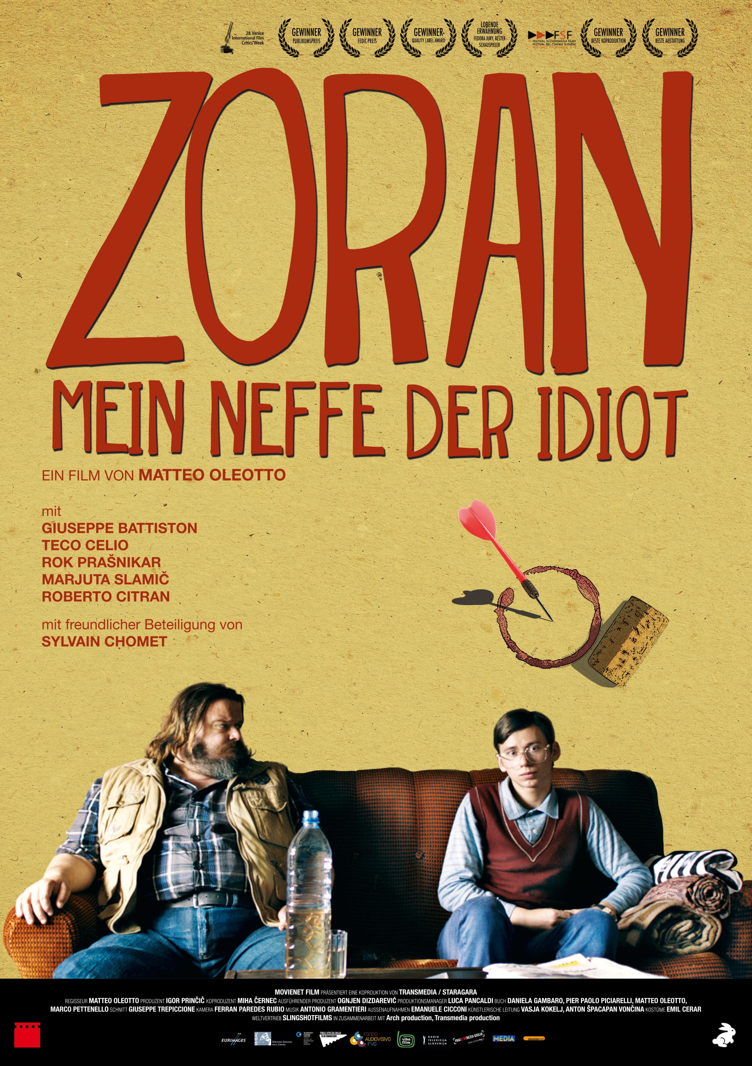 Постер фильма Зоран, мой племянник-идиот | Zoran, il mio nipote scemo