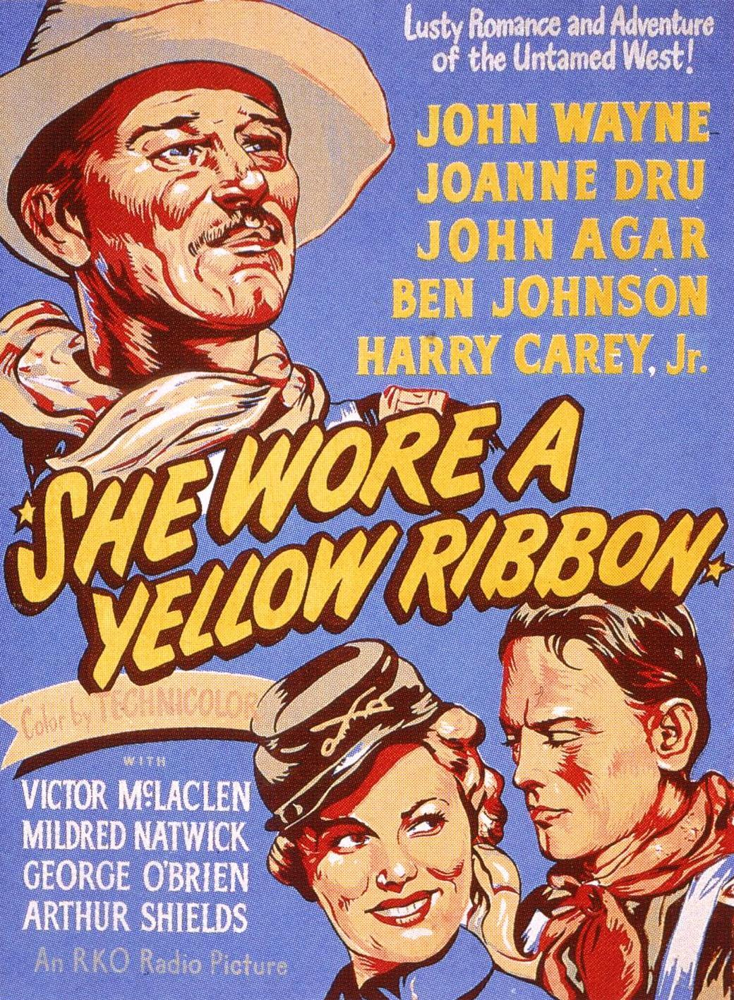 Постер фильма Она носила желтую ленту | She Wore a Yellow Ribbon